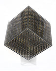 Mosaico dorado y negro